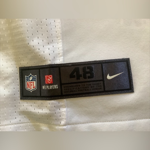 Nike NFL Jersey New Orleans Saint Sz 48 TG men’s, White color, Embroidery - Picture 10 of 16
